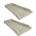 thumbnail image 1 of Suncast SB24 Decorative Rain Gutter Downspout Splash Block, Tan  (2 Pack), 1 of 10