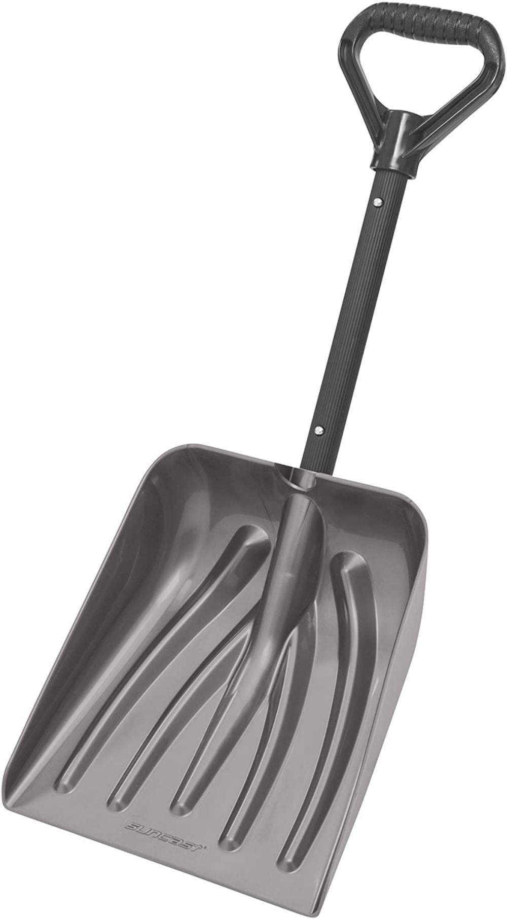 Suncast SCS300 11-Inch Automotive Snow Shovel with Telescoping Handle, Handle is 1-1/8-inch diameter poly-coated ribbed steel core shaft with resin sleeve By Brand Suncast