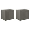 thumbnail image 1 of Suncast SS500ST 22 Gallon Small Resin Outdoor Patio Storage Deck Box (2 Pack), 1 of 5