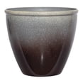 thumbnail image 1 of Suncast Seneca 16" Diameter Ombre Decorative Planter Flower Pot, Bronze/Brown, 1 of 3