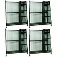 thumbnail image 1 of Suncast Storage Heavy Duty Metal Golf Equipment Organizer Storage Rack (4 Pack), 1 of 6