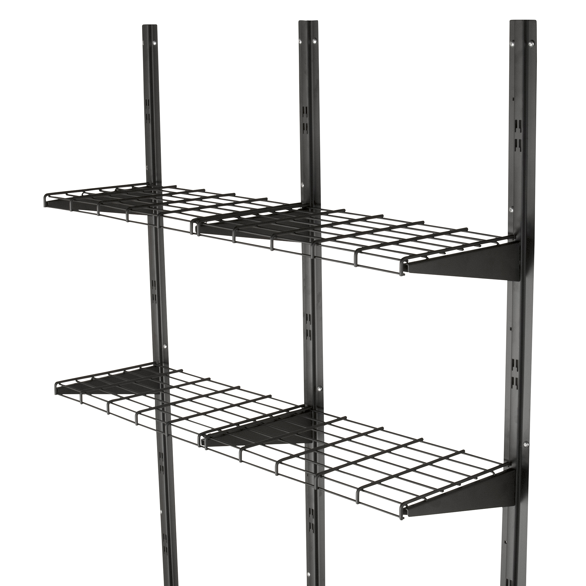Suncast Storage Shed Metal Wire Shelf Kit with 100 lbs. Capacity, Black - image 1 of 3
