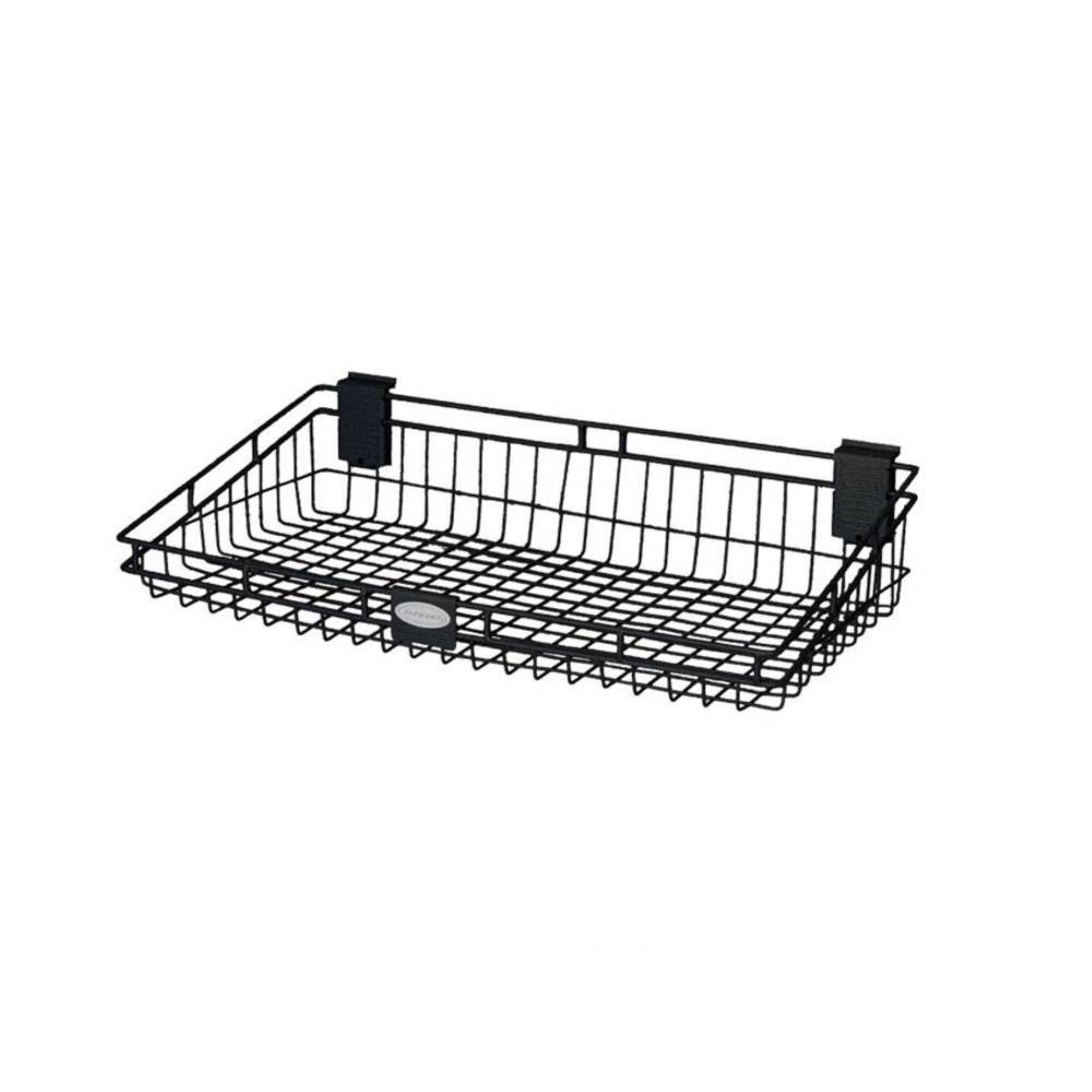 Suncast Storage Trends 12 Inch x 24 Inch Mounted Wire Organizer Basket ...