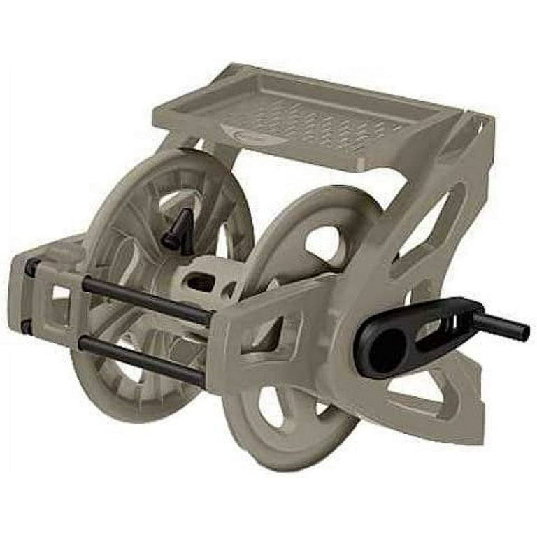 Suncast Slide Trak 175 ft. Taupe Retractable Wall Mounted Hose Reel Suncast Slide Trak 175 ft. Taupe Retractable Wall Mounted Hose Reel