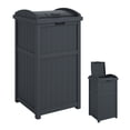 thumbnail image 1 of Suncast Trash Hideaway Refuse Container, Outdoor Resin Bin, Cyberspace, 1 of 8