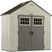 Suncast Tremont® Storage Shed for Backyard, Vanilla, 8'x4', 206 cu. ft.