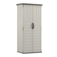 thumbnail image 1 of Suncast Vertical Storage Shed Building Bundled with Metal Wire Shelf Rack, 1 of 5