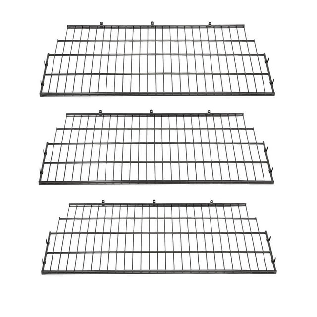 Suncast Vertical Storage Shed Organization Wire Shelf Rack Shelving (3