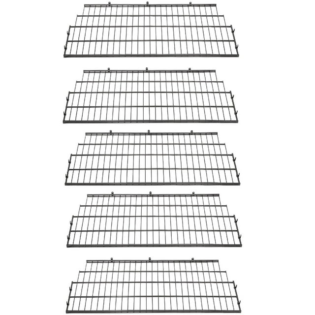 Suncast Vertical Storage Shed Organization Wire Shelf Rack Shelving (5