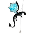thumbnail image 1 of Suncatcher Blue Dragon Acrylic Stained Glass Style Hanging Decor for Window Home Wall Display Housewarming Gift, 1 of 8