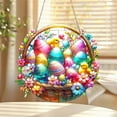 thumbnail image 1 of Suncatcher Easter Eggs,Easter Eggs Ornaments Large,Easter Suncatchers Craft Egg Window Stained Glass Effect Basket Home School Classroom Decoration,Spring Art Craft Creative Project Gift Favor, 1 of 8