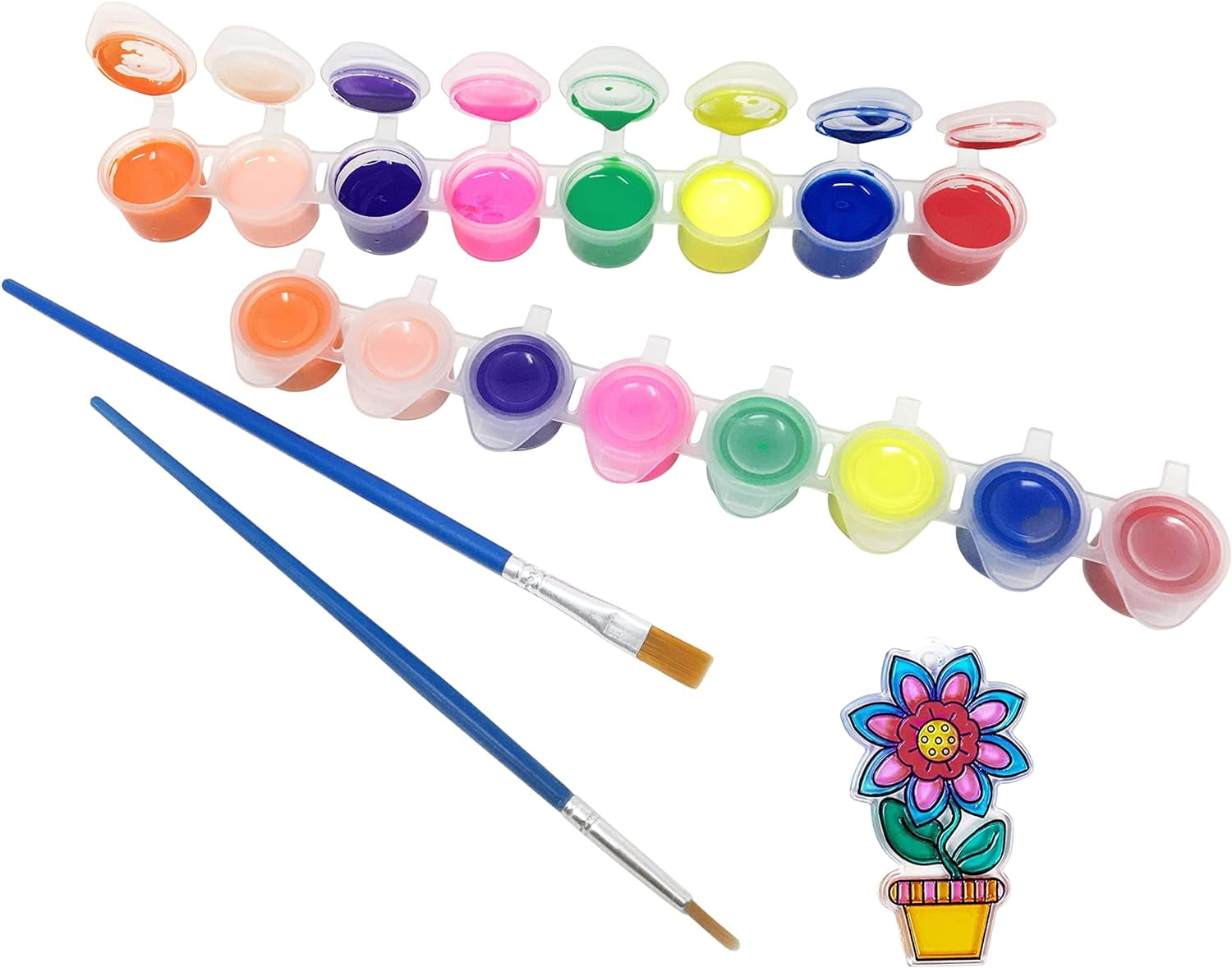 Suncatcher Paint 2 Strips 2 Brushes Window Art Paint Suncatcher