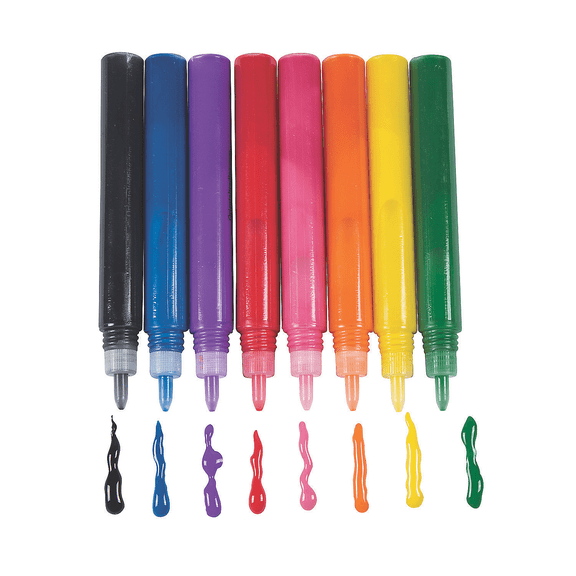 Suncatcher Paint Pens 8Pc Set - Basic Supplies - 8 Pieces