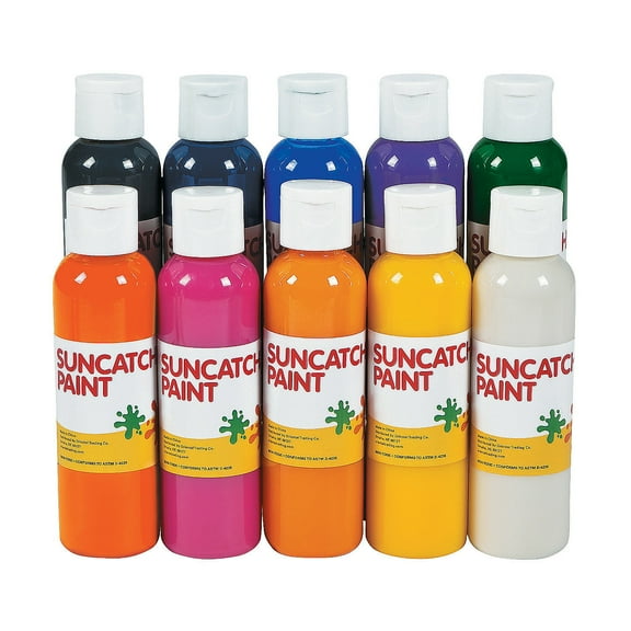 Suncatcher Paint Set - Basic Supplies - 10 Pieces