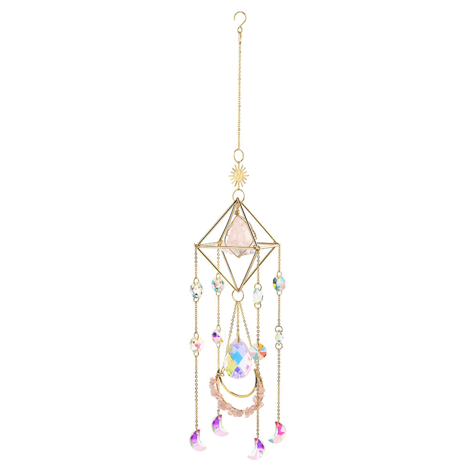 Suncatchers Hanging Wind Chime Style Garden Suncatcher Rainbow Handmade