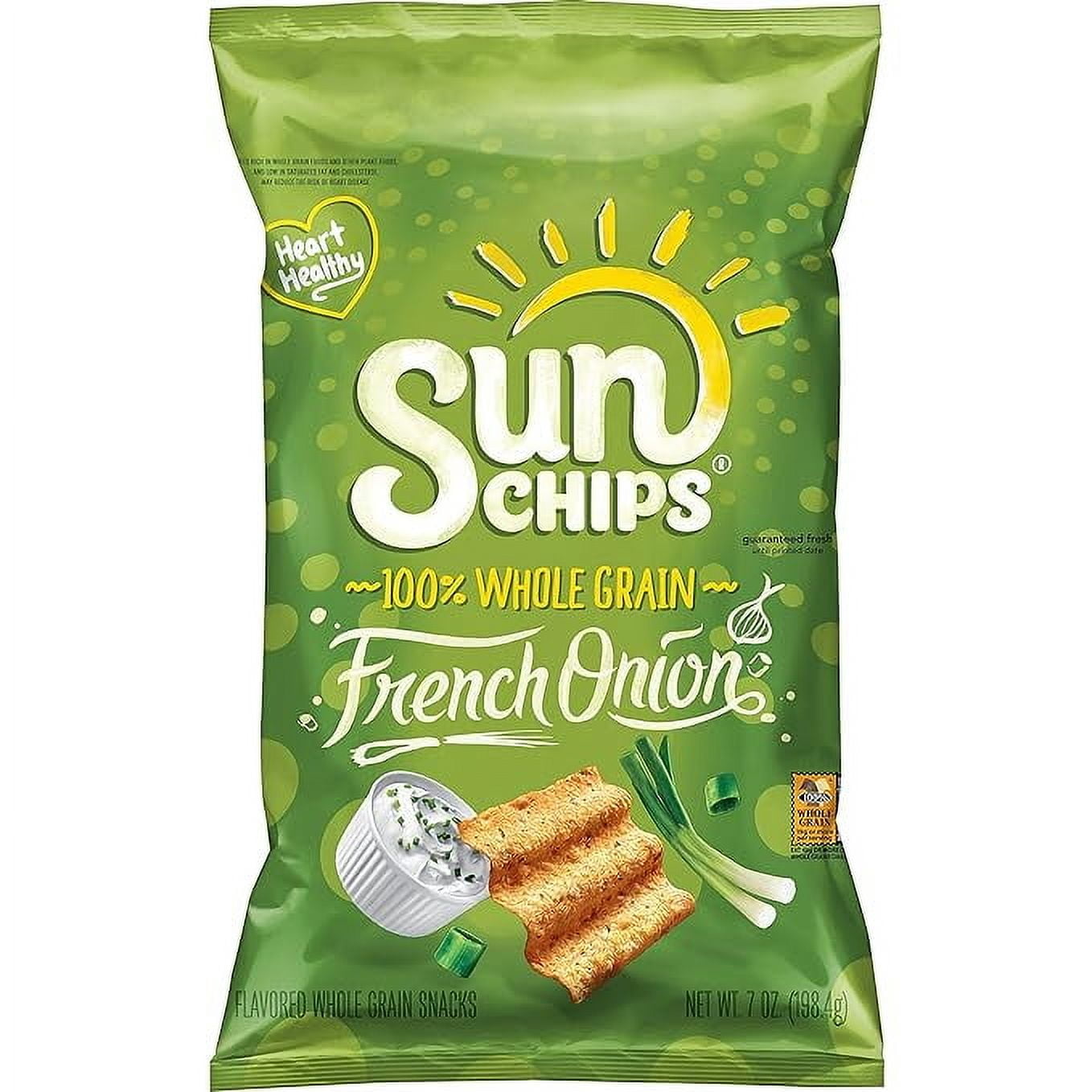 Sunchips French Onion Flavored Multigrain Snacks, 7 Oz