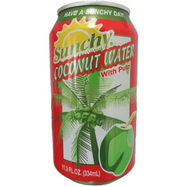 Sunchy Coconut Water with Pulp, 11.3 fl oz