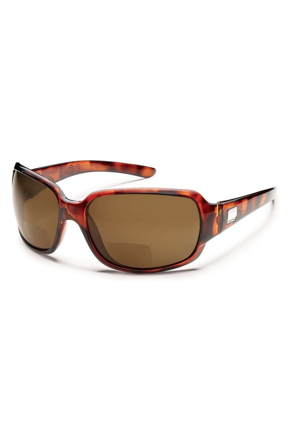 Cookie Reader +1.50 Polarized Sunglasses by Smith Optics Tortoise Brown