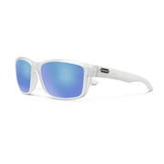 Suncloud Optics Mayor Sunglass Matte Crystal + Polarized Blue Mirror Lens