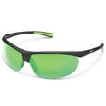 thumbnail image 1 of Suncloud Zephyr Polarized Sunglasses Matte Black/Green Mirror Medium/Large Fit, 1 of 5