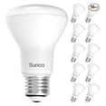 thumbnail image 1 of Sunco 10 Pack BR20 LED Bulb Dimmable, Small Recessed Lighting Bulbs, R20 Mini Flood Light Indoor, LM, 7W (50W Equivalent), 2700K Soft White, E26 Base, Can Light for Home, Kitchen, Bedroom UL, 1 of 7