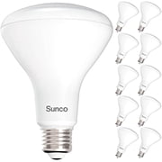Sunco 10 Pack BR30 LED Bulb Flood Light, E26, 11W=65W, 2700K Soft White