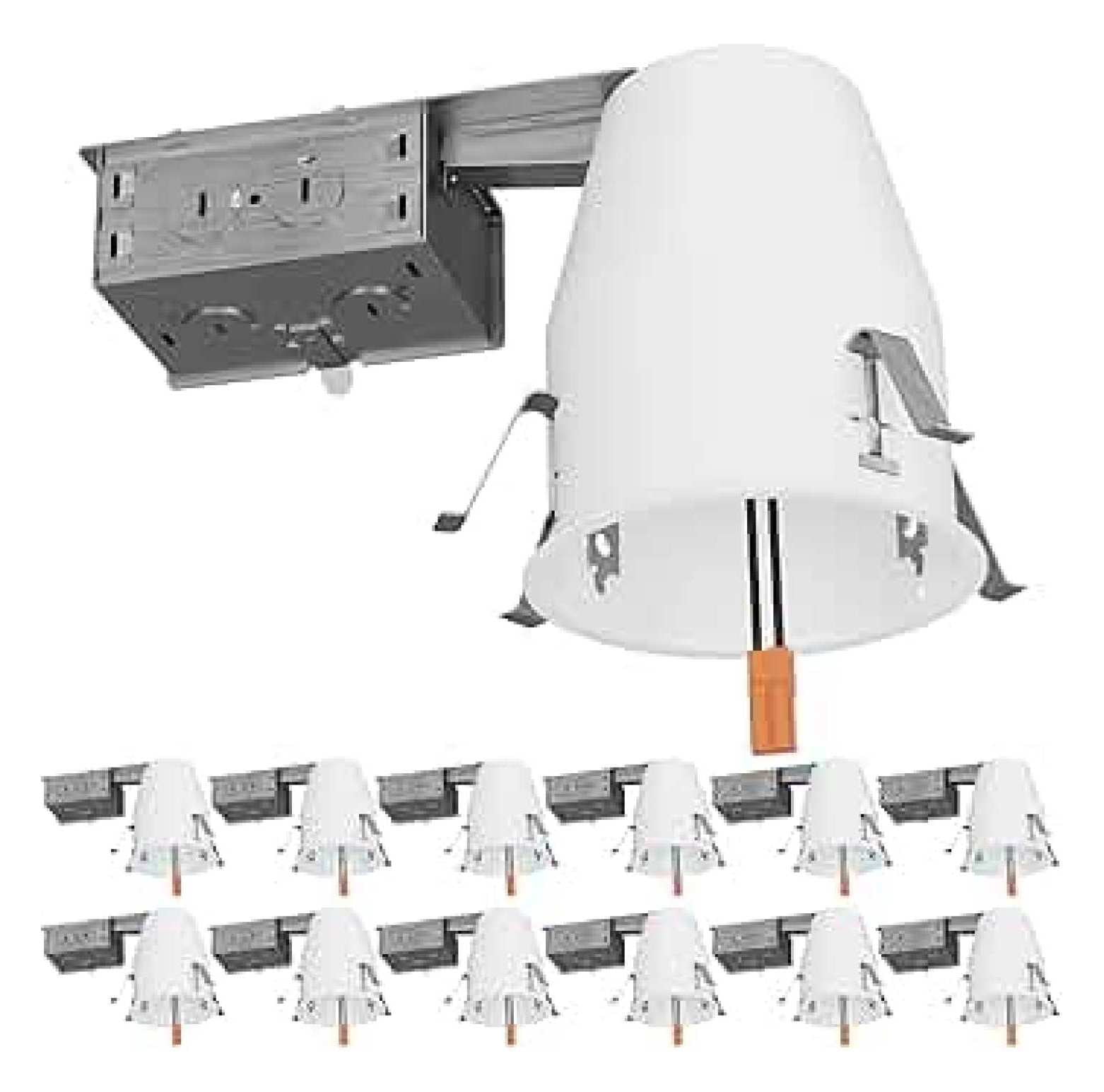 Sunco 12 Pack 4 Inch Recessed Lighting Housing Can, Remodel Air Tight ...