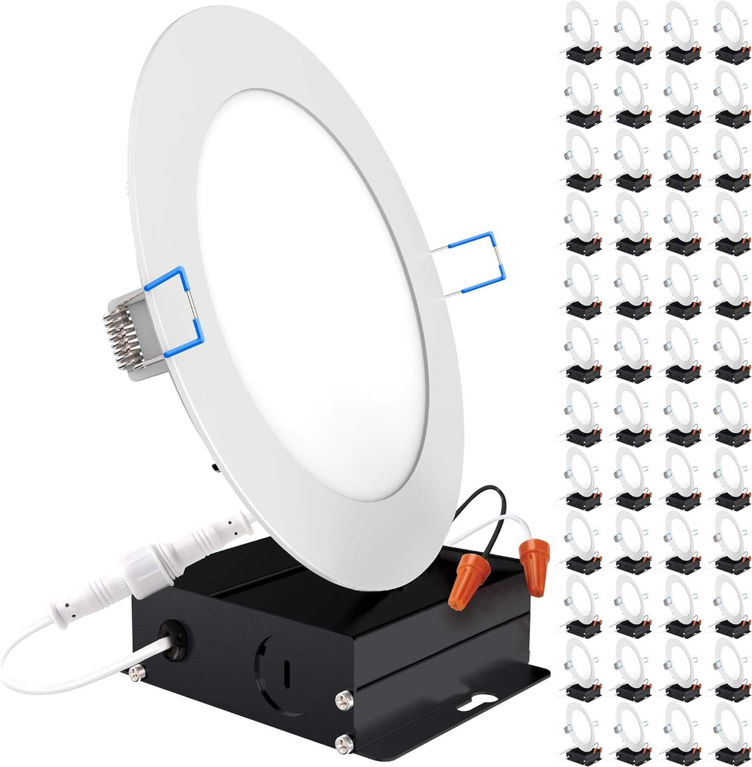 LED Recessed Lighting LUXRITE 4 Inch Ultra Thin LED Recessed Light ...