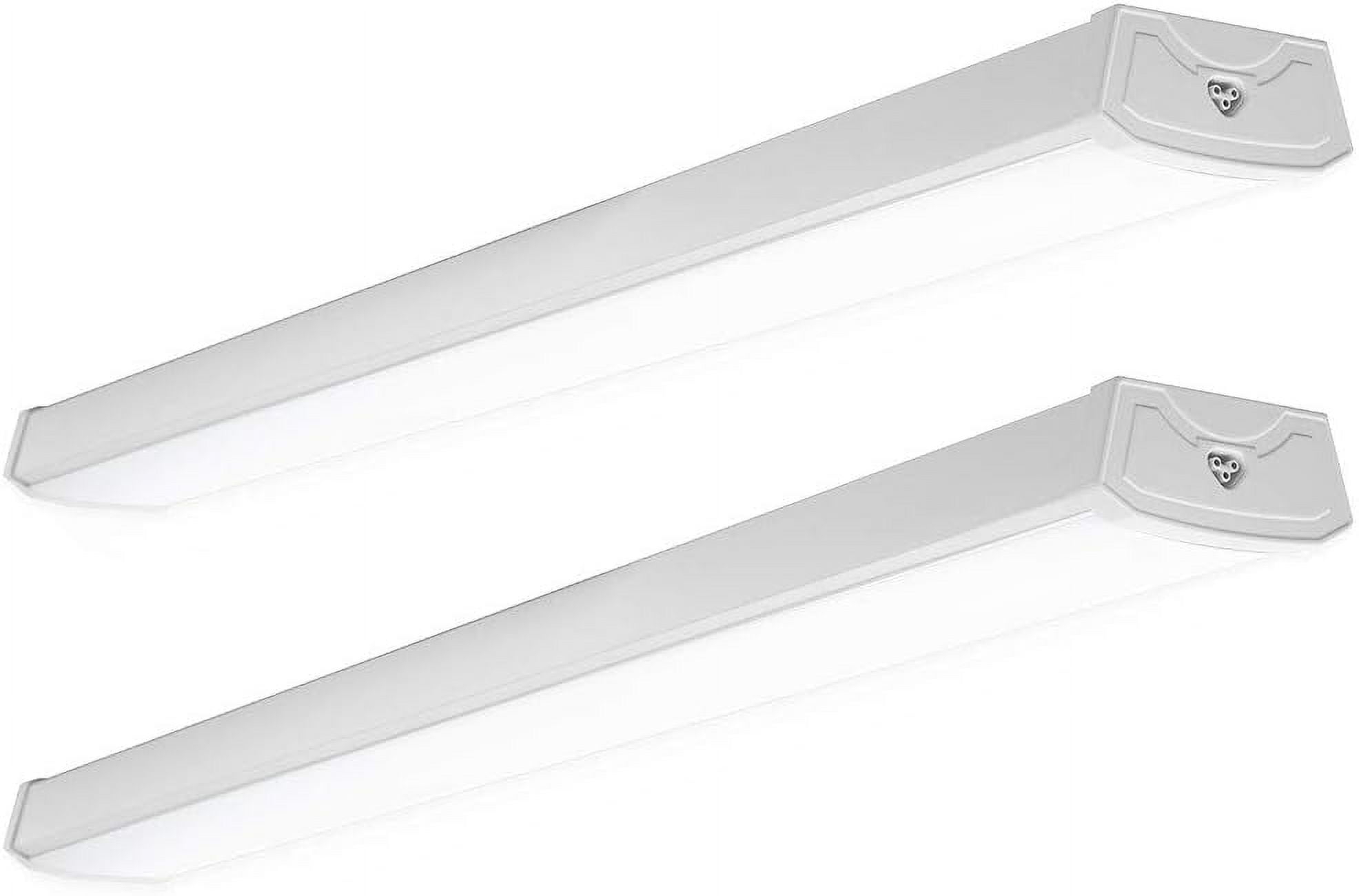 Sunco 2 Pack Light Fixture 4FT, Garage Ceiling Lights, Linkable 40W