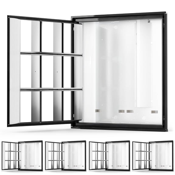 Sunco 4 Pack 2x2 LED Ready Parabolic Troffer Fixture, 2 Lamps, 9 Cells, Commercial Drop Ceiling Light, White Parabolic Louver for LED Tubes, Professional Grid Ceiling Troffer for Office - UL