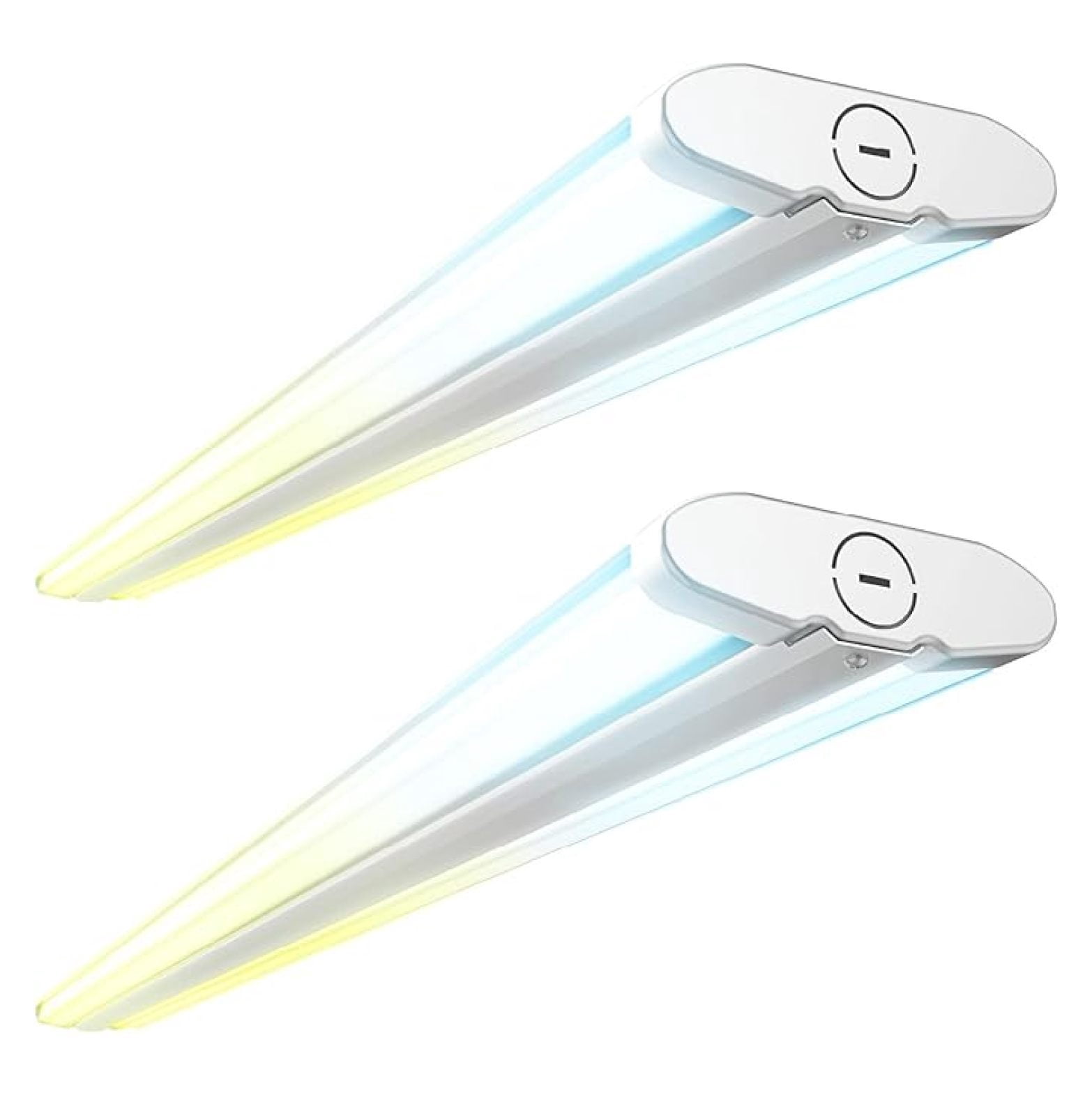 Sunco 4ft LED Shop Light, Hardwired Garage Lights for Workshop, , 8200 Lumens, Surface Mount, Selectable Features, 50W/60W/70W, 3000K/4000K/5000K ETL 2 Pack