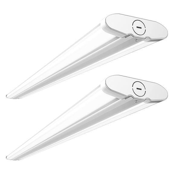 Sunco 4ft LED Shop Light, Hardwired Garage Lights for Workshop, , 8200 Lumens, Surface Mount, Selectable Features, 50W/60W/70W, 3000K/4000K/5000K ETL 2 Pack