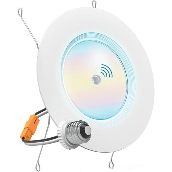 Sunco 6 Inch LED Can Lights Retrofit Recessed Lighting, Motion Sensor Ceiling Light, 850 LM, Selectable CCT 2700K/3000K/4000K/5000K/6000K, 10W, ETL