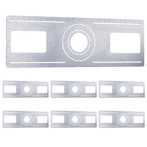 Sunco 6 Pack Selectable Rough in Plates, 3/4/6 Inch, New Construction Recessed Lighting Bracket, Matte Finish, Galvanized Steel, Universal, Adjustable Pre-Wire Ceiling Light Mounting Frame - RoHS