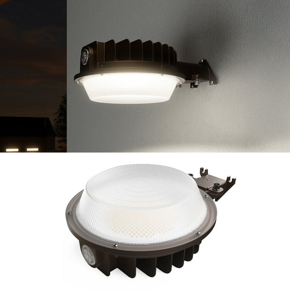 Sunco Barn Lights Outdoor Dusk to Dawn, LED Yard Fixtures, Security Lighting, Bronze, 90W, 12,600 LM, 5000K Daylight, Dimmable (0-10V), Waterproof, UL