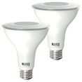 thumbnail image 1 of Sunco Lighting 2 Pack PAR30 LED Bulb, Dusk to Dawn Photocell Sensor, 11W=75W, 2700K Soft White, 850 LM, Auto On/Off Security Flood Light - UL, 1 of 7