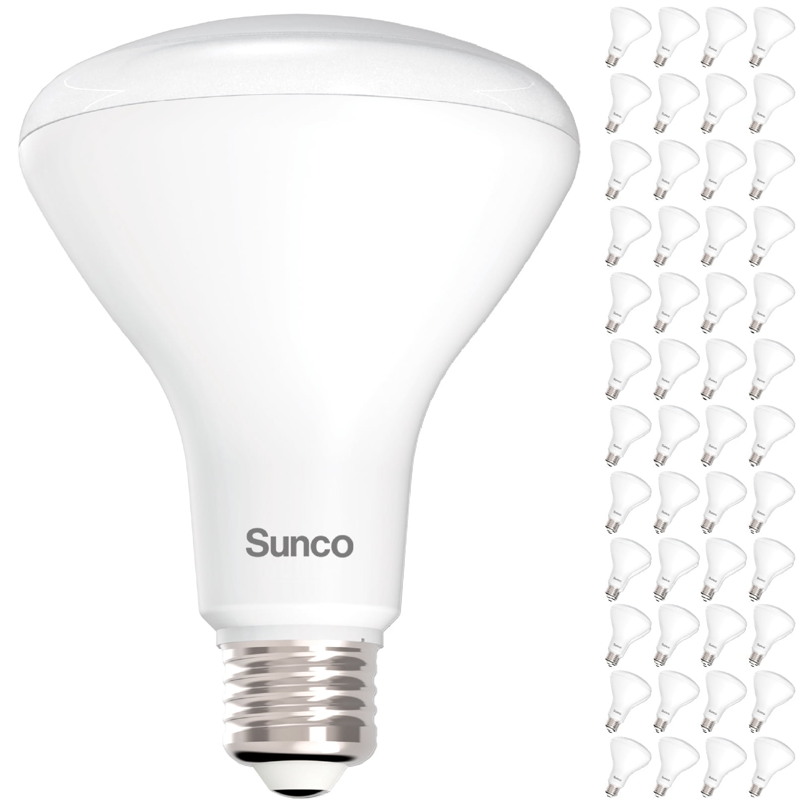 Sunco 48 Pack BR30 LED Bulbs, Indoor Flood Lights CRI93 11W Equivalent 65W 5000K Daylight 850 Lumens, E26 Base, 25000 Lifetime Hours Interior Home Residential Dimmable Recessed Can Light Bulbs - UL
