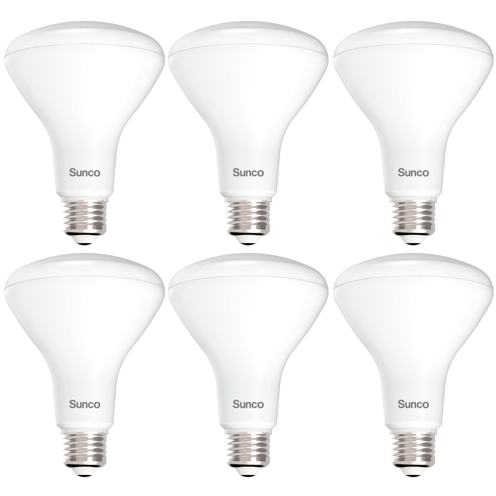 Sunco 6 Pack BR30 Light Bulbs LED, Recessed Can Light Bulbs, Indoor Flood Bulb, 850 LM, 11W (65W Equivalent), 5000K Daylight, Dimmable, E26 Base, For Home, Kitchen, Bedroom UL.