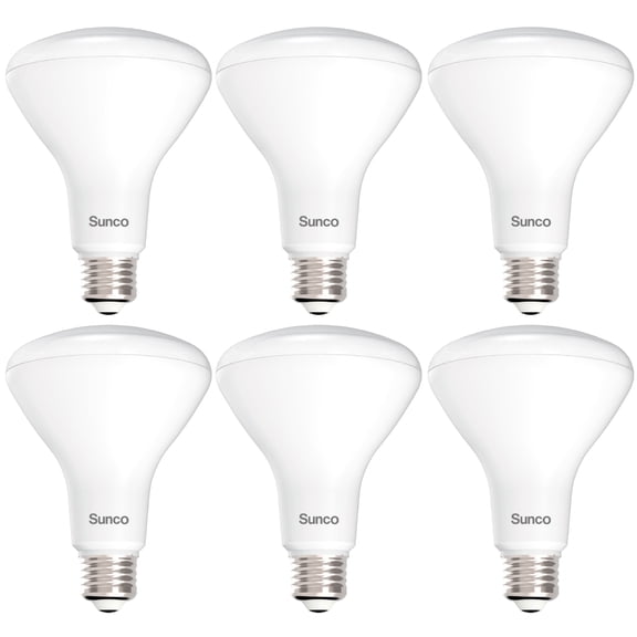 Sunco 6 Pack BR30 Light Bulbs LED, Recessed Can Light Bulbs, Indoor Flood Bulb, 850 LM, 11W (65W Equivalent), 5000K Daylight, Dimmable, E26 Base, For Home, Kitchen, Bedroom UL.