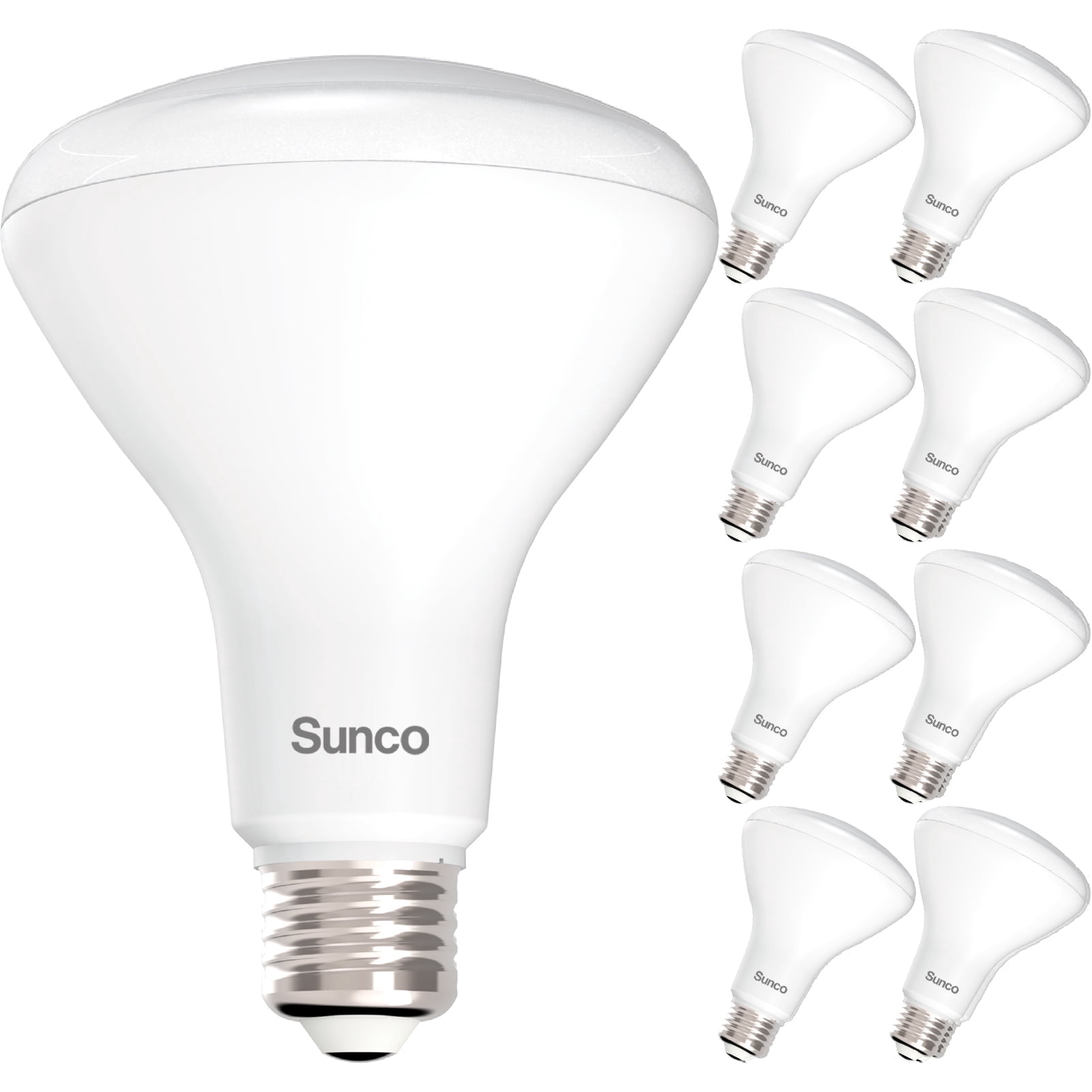 Sunco 8 Pack BR30 Light Bulbs LED, Recessed Can Light Bulbs, Indoor Flood Bulb, 850 LM, 11W (65W Equivalent), 3000K Warm White, Dimmable, E26 Base, for Home, Kitchen, Bedroom UL