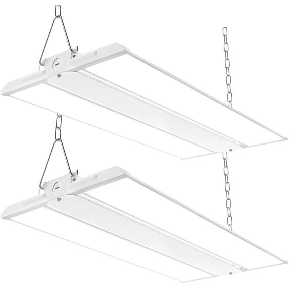 Sunco Lighting LED Linear High Bay Warehouse Workshop Lights, Dimmable 1-10V, 5000K Daylight, 2FT,165W=500W HID Replacement, 23000LM, Commercial Grade Damp Rated Shop Light UL, DLC 2 Pack.