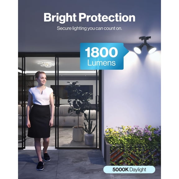 Sunco Outdoor Flood Light Bulbs, PAR38 LED Flood Lights Waterproof, 1800 LM, 15W (150W Equivalent), 5000K Daylight, Dimmable, E26 Base, Wet Rated, for Porch Landscape Driveway Garage Yard, UL 2 Pack.
