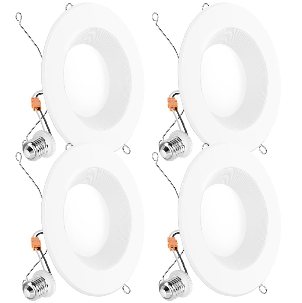 Sunco Retrofit LED Recessed Lighting 6 Inch, Downlight Can Lights for ...