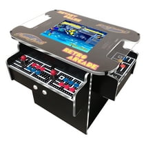 Suncoast Arcade 3 Sided Cocktail Arcade Machine, over 1000 Games, Chrome Trim, Made in the USA
