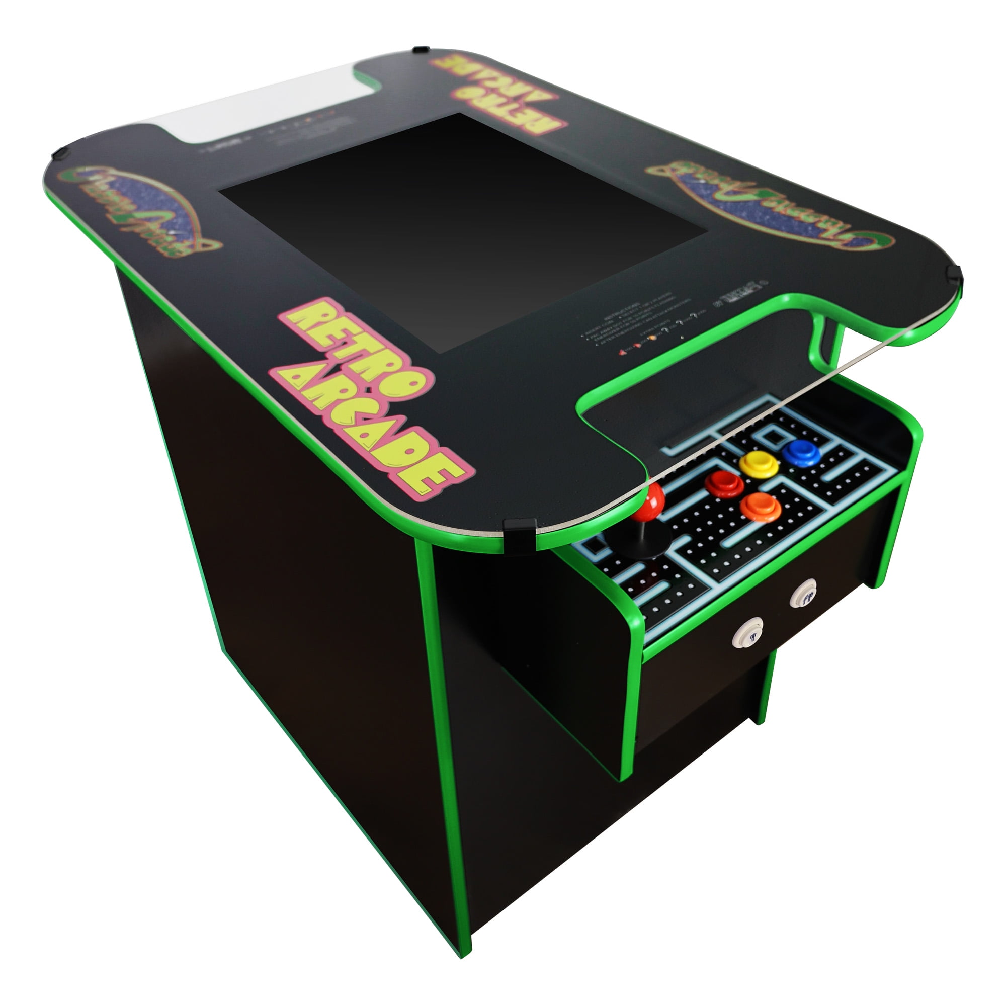 Suncoast Arcade, Cocktail Arcade Machine with 60 Games, Commercial Grade