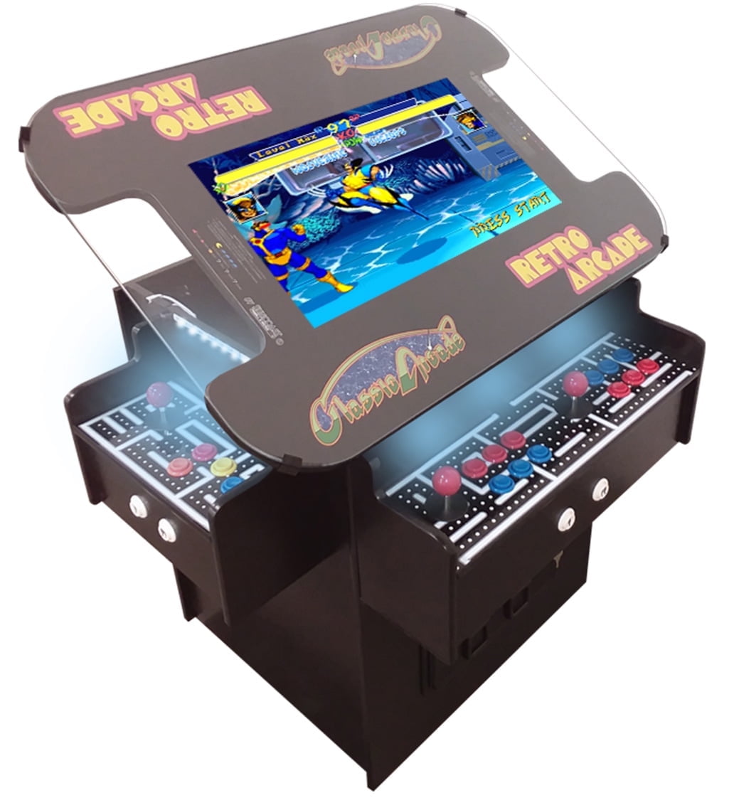 Suncoast Arcade 3-Sided Tabletop Cocktail Arcade Machine
