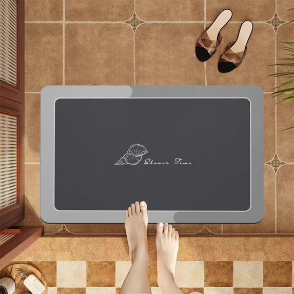 Suncoda Bathroom Rugs, Soft Memory Foam Bath Mat - Non Slip Absorbent Thick Bath Matt, Rubber Back Shower Rug, Toilet Mats Bath, Mats for Bathroom Floor Toilet, Door Mat Washable