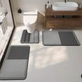 thumbnail image 1 of Suncoda Bathroom Rugs, Soft Memory Foam Bath Mat - Non Slip Absorbent Thick Bath Matt, Rubber Back Shower Rug, Toilet Mats Bath, Mats for Bathroom Floor Toilet, Door Mat Washable, 1 of 6