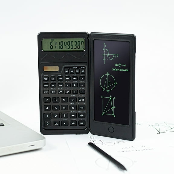 Suncoda Calculator, Portable Calculator with Notepad 12 Digits Large LCD Display Calculators Desktop for Office School Home Business