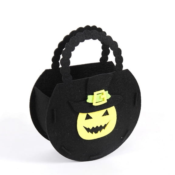 Suncoda Candy Bags, Falloween Candy Bags Halloween Handbag Non-woven Bag Ghost Children's Gift Halloween Treat Bags Halloween Props Supplies, Halloween Gifts